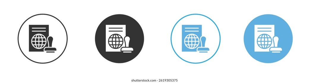 Ícone do Visa Vetor Conjunto de gráficos