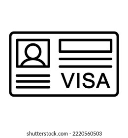 Visa icon vector image. Can also be used for web apps, mobile apps and print media.