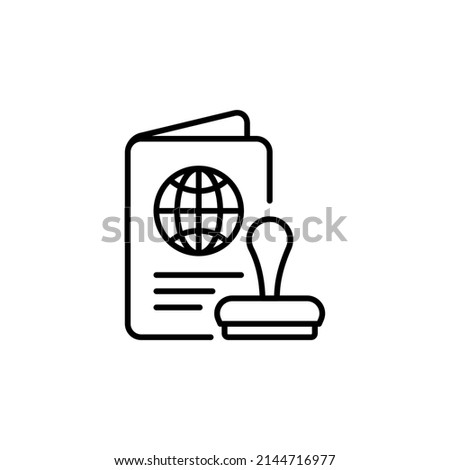 Visa icon in vector. logotype