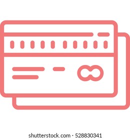 Visa Mastercard Credit Card Plastic Transaction Money