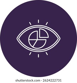 Viscualisation Line vector Icon Design