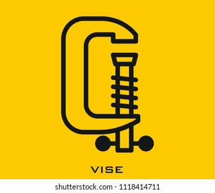 Vise icon signs