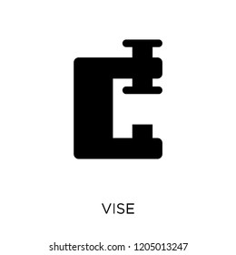 Vise icon. Vise symbol design from Construction collection. Simple element vector illustration on white background.