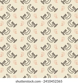 Vise vector design repeating illustration pattern beautiful background