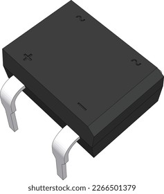 Vishay Bridge Rectifier.ridge Rectifier converts an Alternating Current (AC) input into a Direct Current (DC) output for full-wave rectification applications. 3D vacter