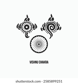 Vishnu Chakra Collection Set Religion Icon