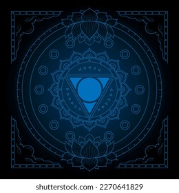 vishuddha chakra symbol of self-expression and communication yoga meditation
