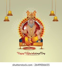 Vishwakarma puja day celebration for vishwakarma hindu god