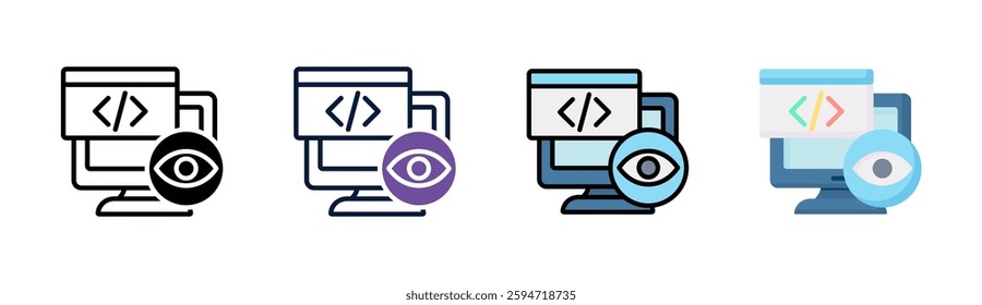 Visibility Icon Element For Design