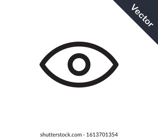 visibility icon vector design element logo template