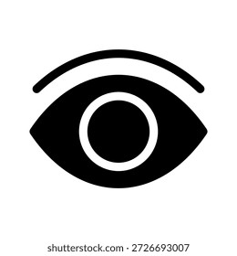 Icono de visibilidad Ilustración de diseño de símbolo de Vector