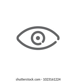 visibility outline icon