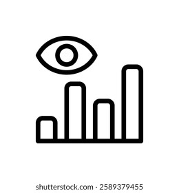 Visibility Outline Icon. Visibility Icon