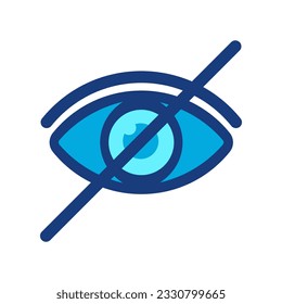 visibility,invisibility icons. hide  eye icons vector