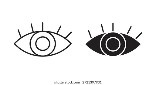 Conjunto de concepto de icono visible. Colección de íconos simple