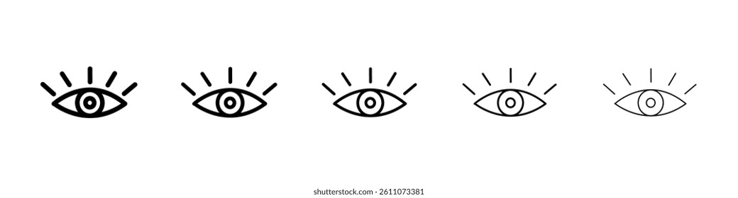 Visible icon Symbol mark in Outline style