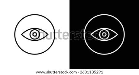 Visible icon vector collection. vector sign illustration
