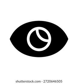 Ilustración de diseño de símbolo de Vector de icono visible
