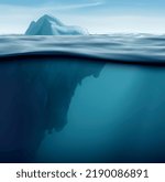 visible and invisible surface of the iceberg
