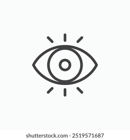 Icono de línea simple visible en estilo de línea.