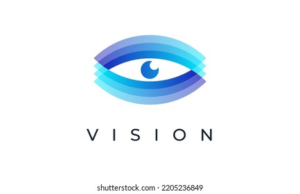 Design des abstrakten Augaplotes Vision