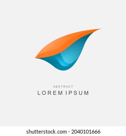 Vision Abstract Gradient Logo Design