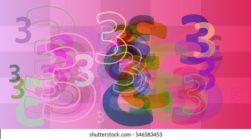 vision among narrow layout, intelligent 3 Number into backdrop