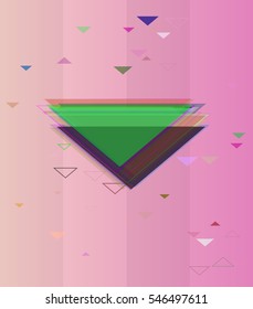 vision among narrow triangles, trendy band into party