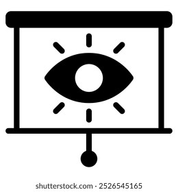 ilustração do ícone de vetor de inicialização do Vision Board