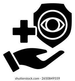 Elemento Vision Care Icon Para Design