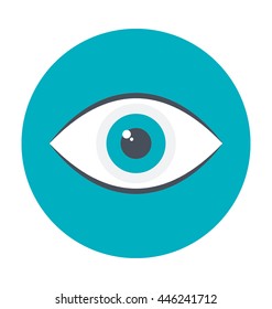 Vision Colored Vector Icon