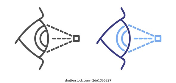 Color de la hoja de iconos de Corrección de visión