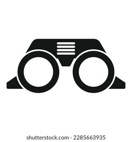Vision device icon simple vector. Eye test. Optical clinic