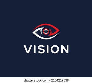 Vision Eye Care Logo Design Template. Eye Logo Design Vector Template. 