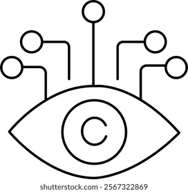 Vision Eye icon Future vision