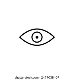 Visión Eye Icon Ideal para temas de seguridad y ópticos