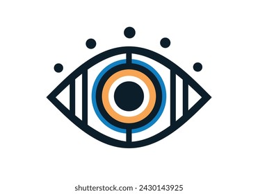 visión icono de ojo, logotipo de ojo 