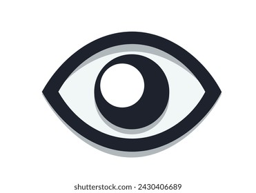 vision eye icon, eye logo 