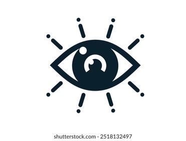 vision eye icon, eye logo 
