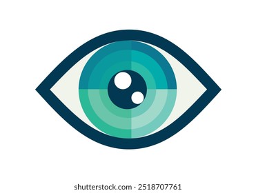 vision eye icon, eye logo 