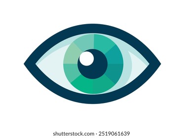 vision eye icon, eye logo