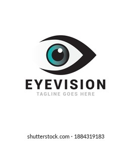 Vision Eye logo icon vector template.