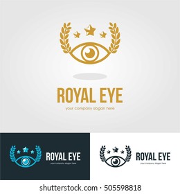 VISION EYE LOGO TEMPLATE EMBLEM