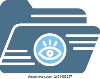 Vision Glyph Two Colour Icon
