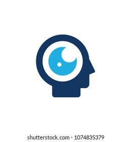 Vision Head Logo Icon Design