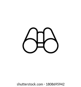 Vision Icon  in black line style icon, style isolated on white background