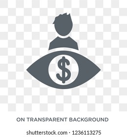 Vision icon. Vision design concept from  collection. Simple element vector illustration on transparent background.
