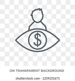 Vision icon. Vision design concept from  collection. Simple element vector illustration on transparent background.