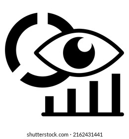 vision icon design, vector illustration, best used for web app