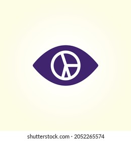 vector de diseño de icono de visión para uso múltiple 